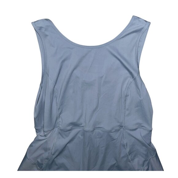 Halara Backless 2-in-1 Pocket Mini Flare Golf Active Dress Sz 2XL Womens Blue Mi - Picture 11 of 11